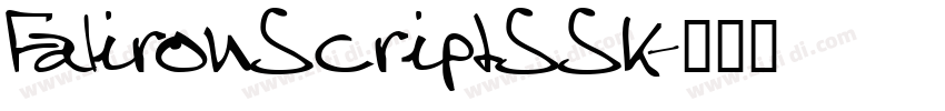 FalironScriptSSK字体转换