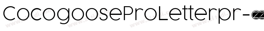 CocogooseProLetterpr字体转换