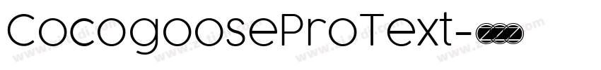 CocogooseProText字体转换