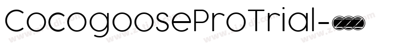 CocogooseProTrial字体转换