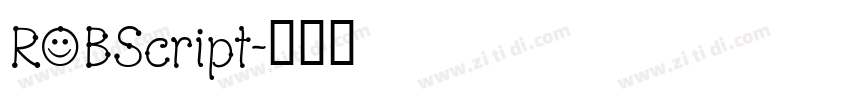 ROBScript字体转换
