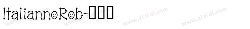 ltaliannoRob字体转换