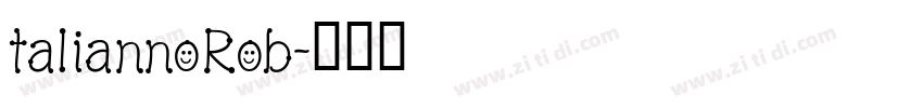 taliannoRob字体转换