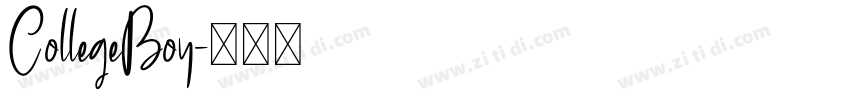CollegeBoy字体转换
