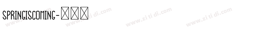 SpringisComing字体转换