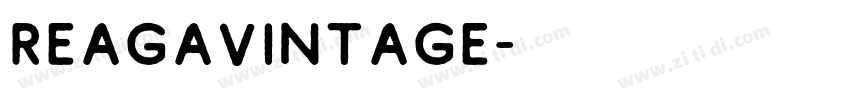 ReagaVintage字体转换
