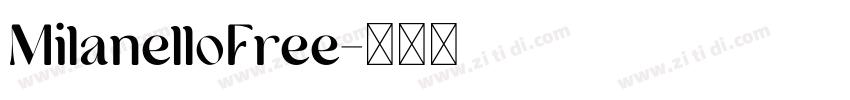 MilanelloFree字体转换
