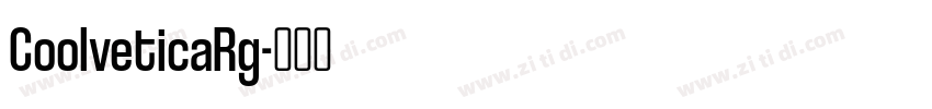 CoolveticaRg字体转换