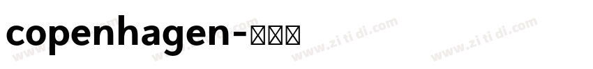 copenhagen字体转换 copenhagen字体转换