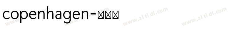 copenhagen字体转换 copenhagen字体转换