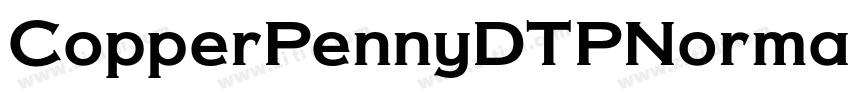 CopperPennyDTPNormal字体转换