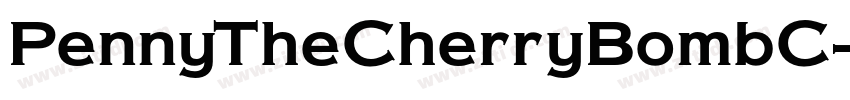 PennyTheCherryBombC字体转换