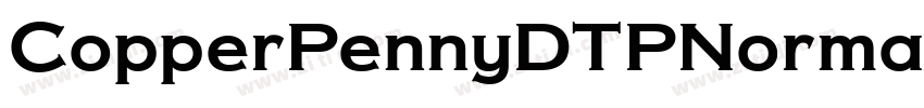 CopperPennyDTPNormal字体转换