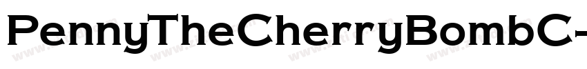 PennyTheCherryBombC字体转换