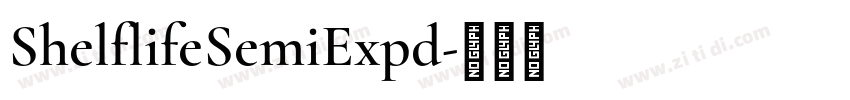 ShelflifeSemiExpd字体转换