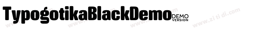 TypogotikaBlackDemo字体转换