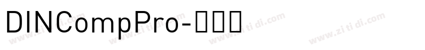 DINCompPro字体转换