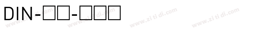 DIN-粗体字体转换