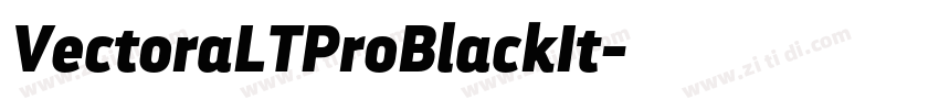 VectoraLTProBlackIt字体转换
