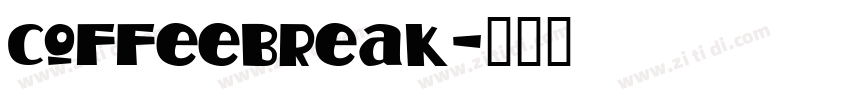 Coffeebreak字体转换