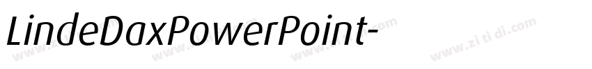 LindeDaxPowerPoint字体转换