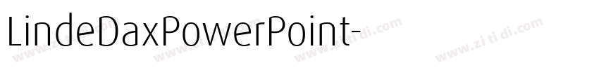 LindeDaxPowerPoint字体转换