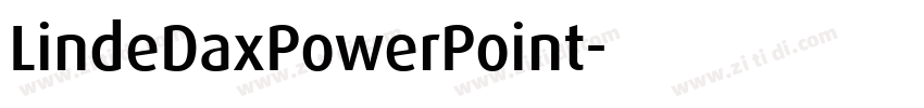 LindeDaxPowerPoint字体转换