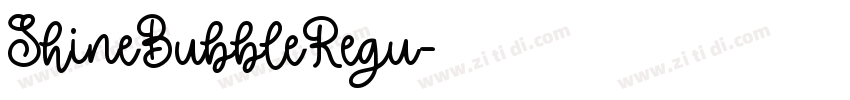 ShineBubbleRegu字体转换