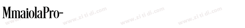 MmaiolaPro字体转换