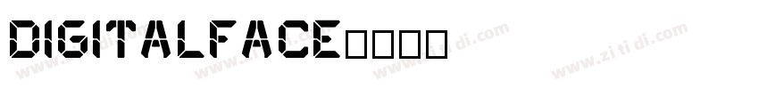 digitalface字体转换