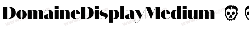 DomaineDisplayMedium字体转换