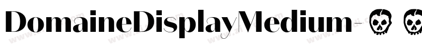 DomaineDisplayMedium字体转换