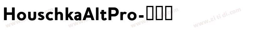 HouschkaAltPro字体转换