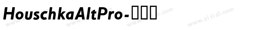 HouschkaAltPro字体转换