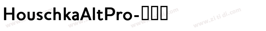 HouschkaAltPro字体转换