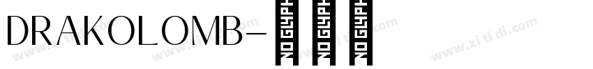 drakolomb字体转换