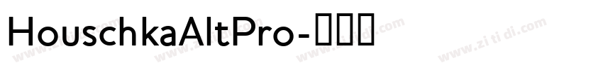 HouschkaAltPro字体转换