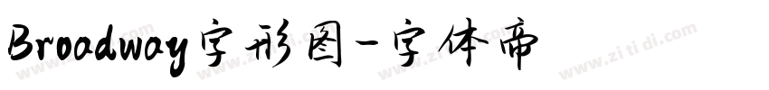 Broadway字形图字体转换
