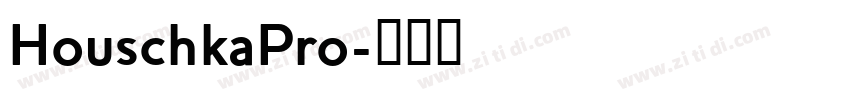 HouschkaPro字体转换