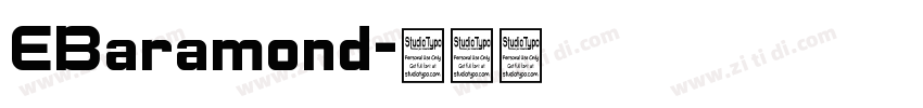 EBaramond字体转换