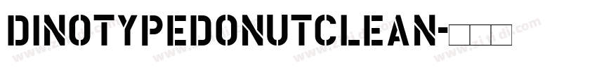 dinotypedonutclean字体转换