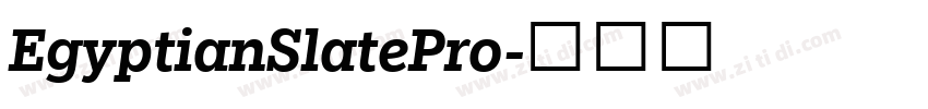 EgyptianSlatePro字体转换