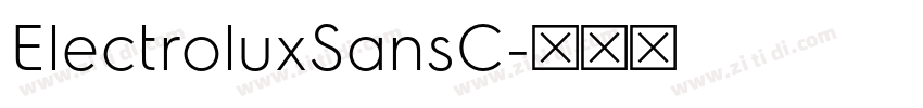 ElectroluxSansC字体转换 ElectroluxSansC字体转换