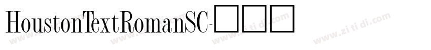 HoustonTextRomanSC字体转换