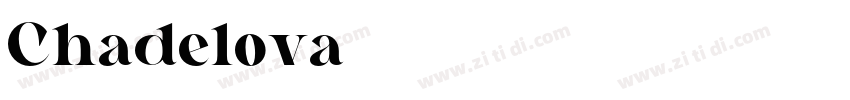 Chadelova字体转换