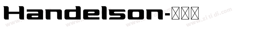 Handelson字体转换