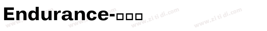 Endurance字体转换
