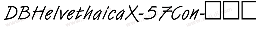 DBHelvethaicaX-57Con字体转换