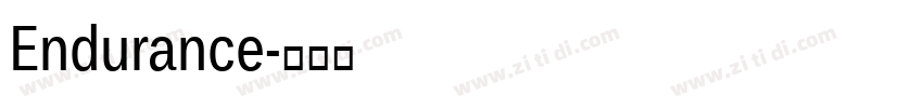 Endurance字体转换