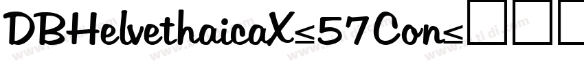 DBHelvethaicaX-57Con字体转换